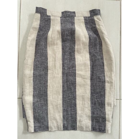 Anthropologie Eva Franco Mini Skirt Stripe - Picture 5 of 7
